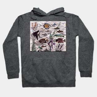 Tropical Fish Surf School Hoodie